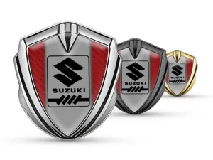 Suzuki Emblema Coche Insignia Carrera Plano Brilla Remate